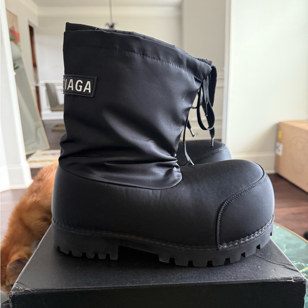 Balenciaga Black Insulated Boots